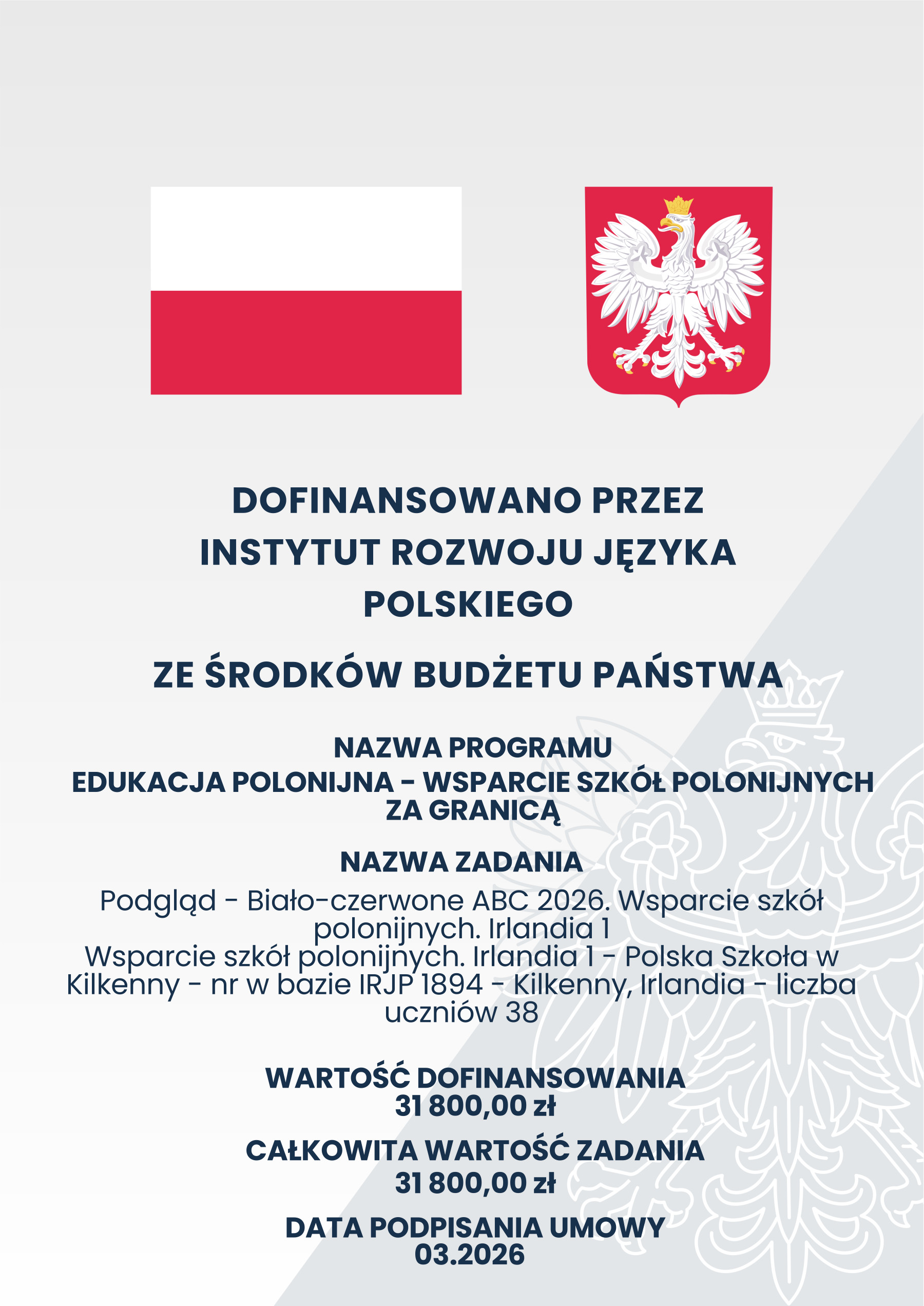 Instytut Języka Polskiego - Dofinansowanie